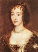 LELY, Sir Peter Henrietta Maria of France, Queen of England sf oil
